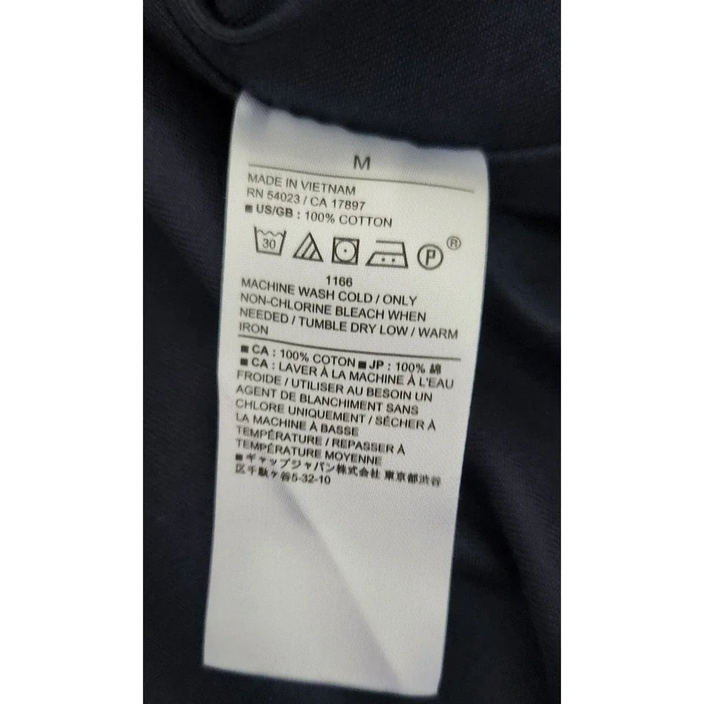 Banana‎ Republic Womens Navy Cotton Moto Jacket Size Medium MSRP$140